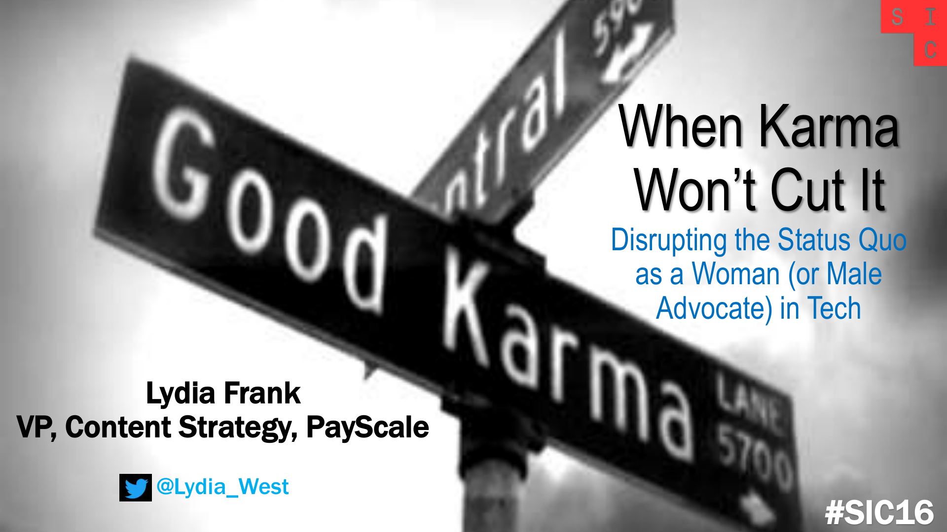 When Karma Won't Cut It Presentation